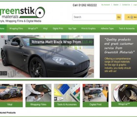Greenstik Materials Ecommerce Website Design Hull, Weborchard, Yorkshire