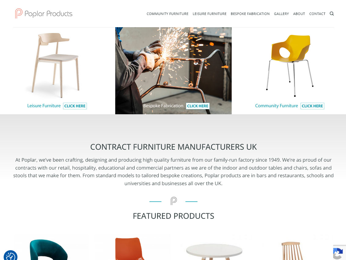 Ecommerce Website Design Beverley for Poplar Products Yorkshire - WordPress Woo Commerce